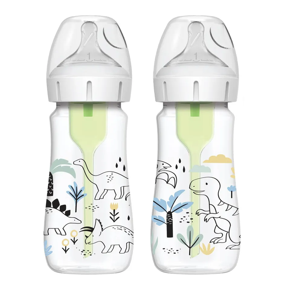 dr-brown-s-natural-flow-anti-colic-options-biberon-collo-largo-270ml-2-pezzi image 1
