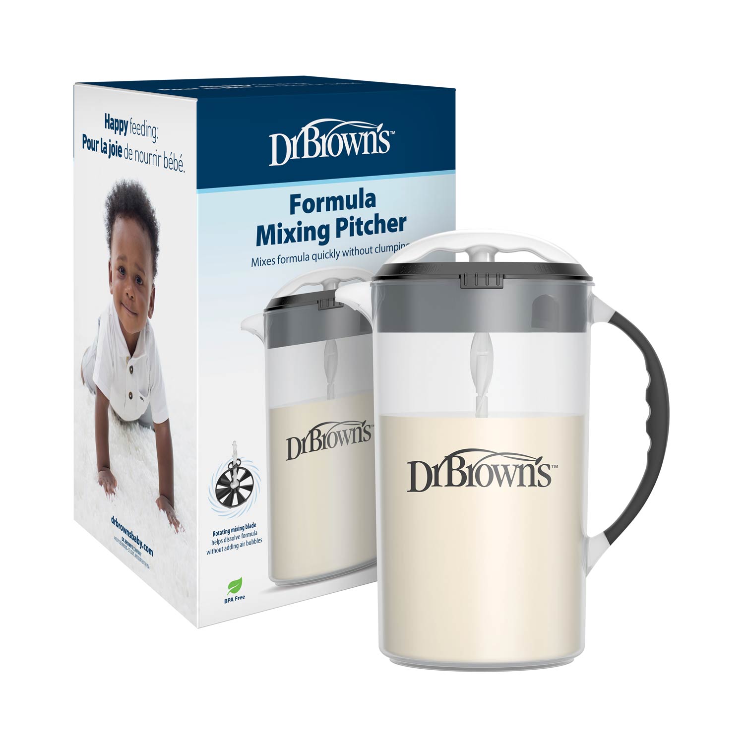 dr-brown-s-formula-mixing-pitcher-caraffa-prepara-biberon-32-oz image 4