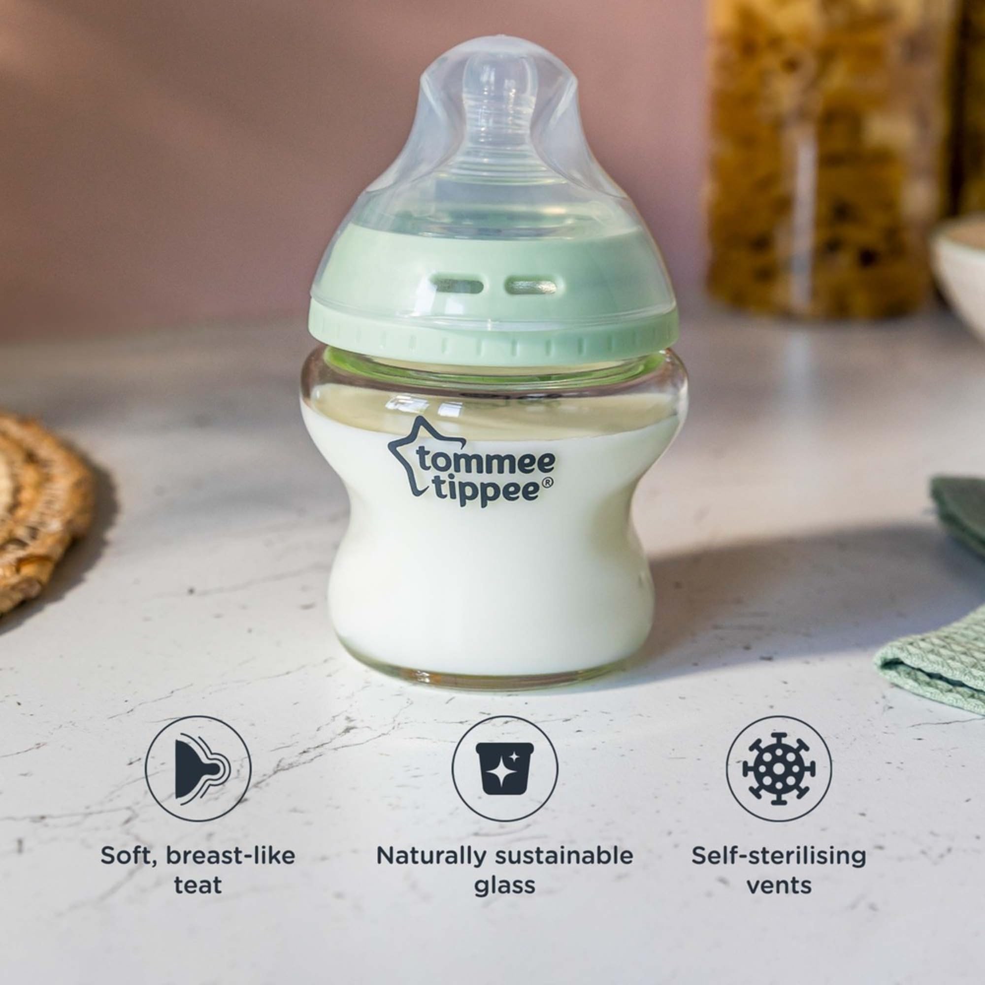 tommee-tippee-closer-to-nature-biberon-in-vetro-250ml-flusso-lento-1pz image 3