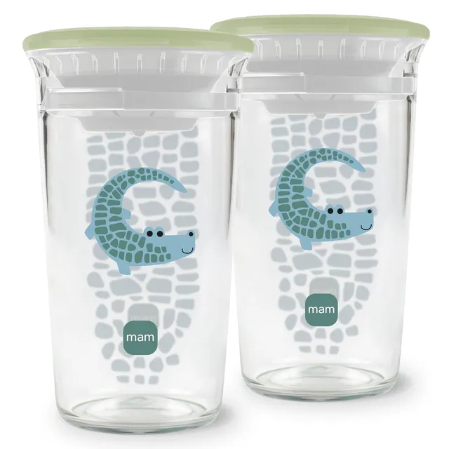 mam-easy-to-drink-cup-360-tazza-290ml-set-2-pezzi-verde-tritan image 1