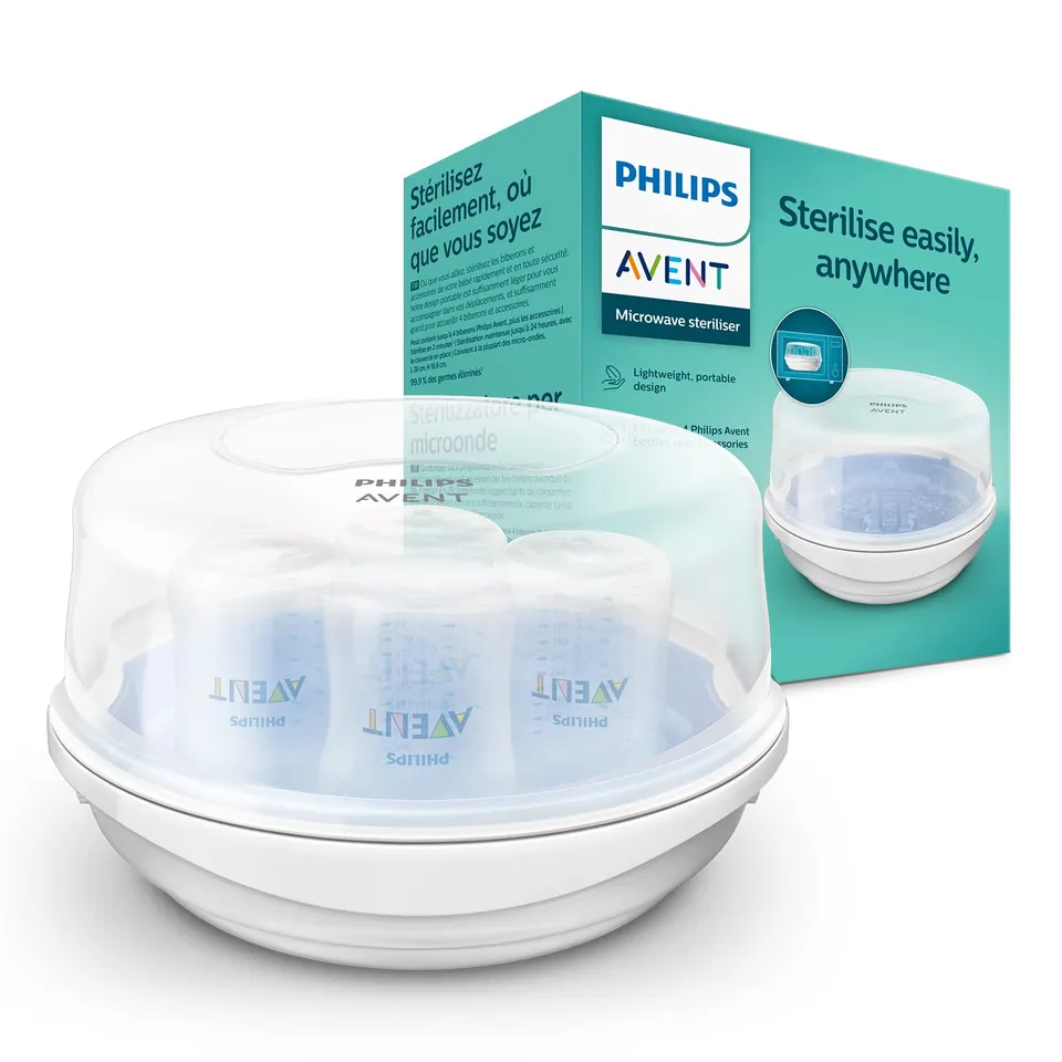 philips-avent-scf281-02-sterilizzatore-a-vapore-per-microonde-per-4-biberon image 1