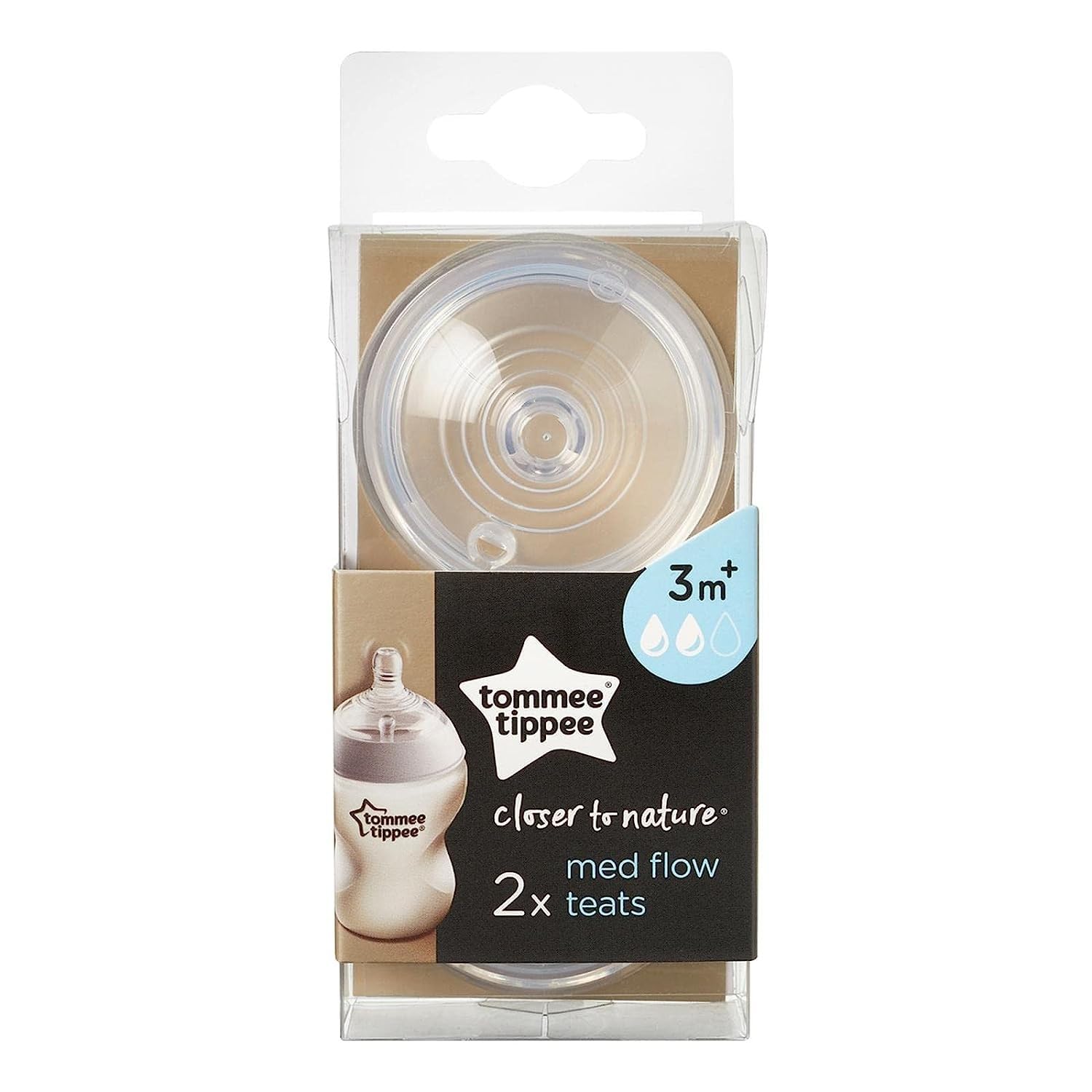 tommee-tippee-closer-to-nature-tettarelle-flusso-medio-3m-2pz image 4