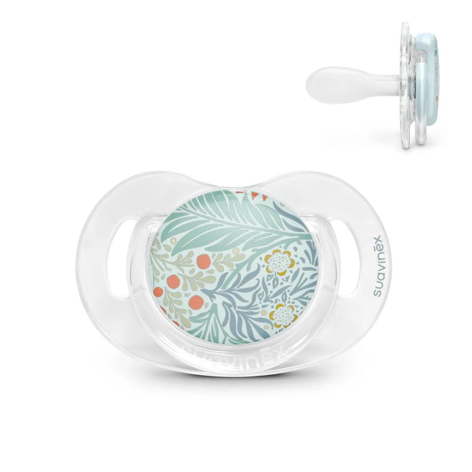 suavinex-poetry-ciuccio-silicone-sx-pro-18-mesi-con-anello-blu image 1