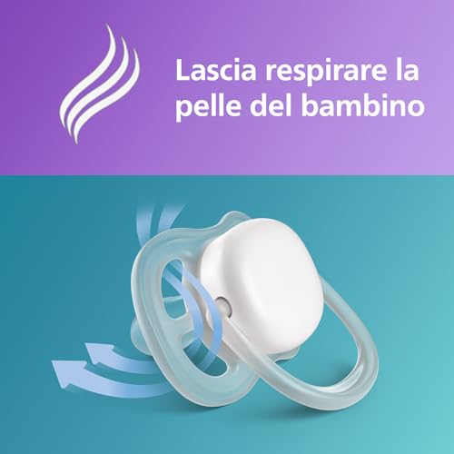philips-avent-ultra-air-ciuccio-18-mesi-con-pulsante-fluorescente-2-pezzi-scf349 image 8
