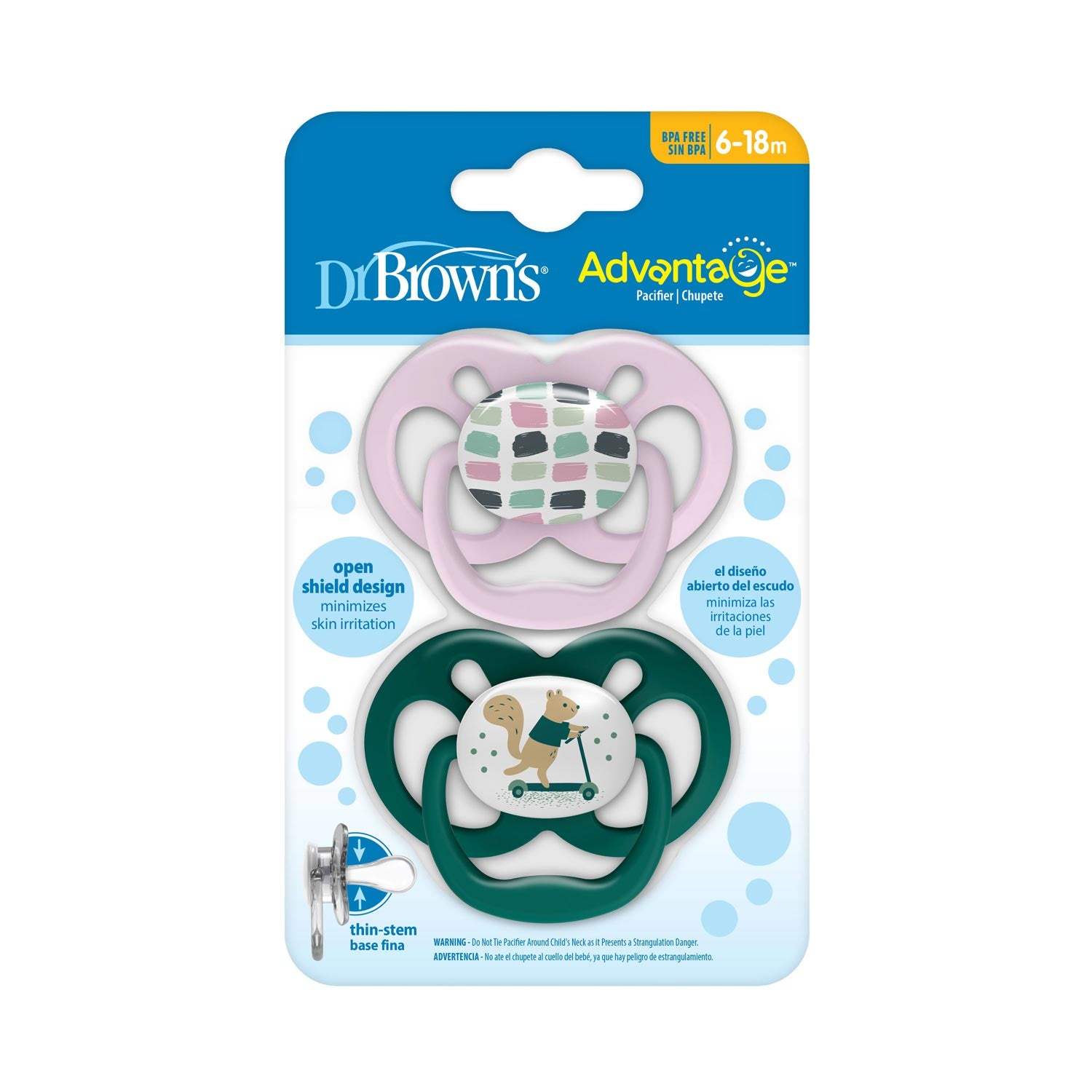 dr-brown-s-advantage-succhietto-6-18-mesi-2-pezzi image 3