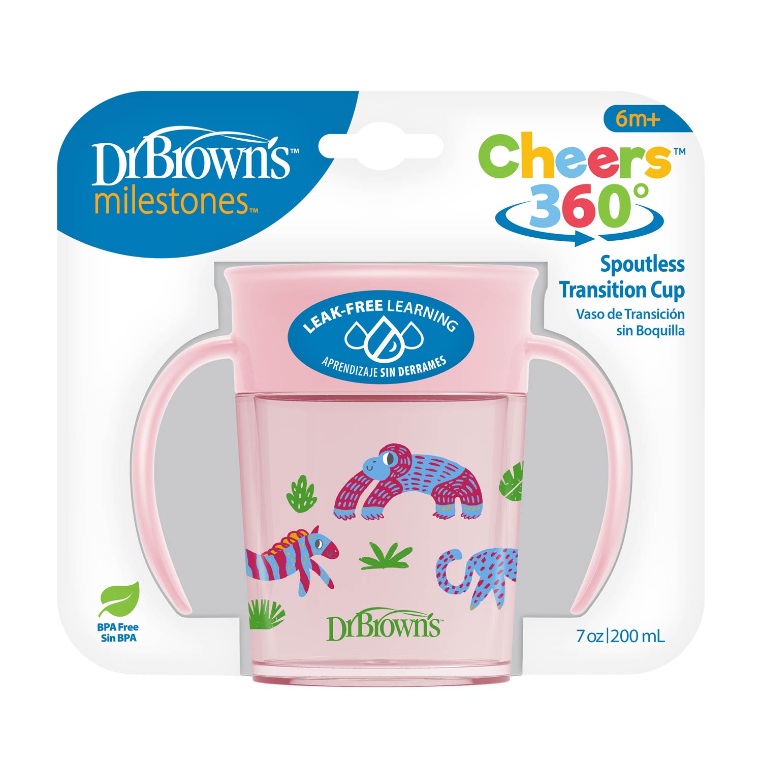 dr-brown-s-milestones-cheers360-tazza-360-rosa-200-ml image 3