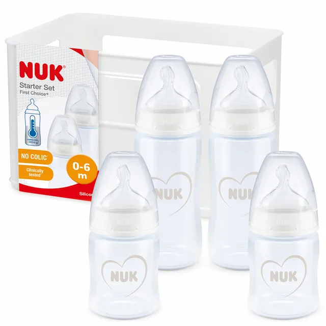 nuk-first-choice-starter-set-biberon-anti-colica-0-6-mesi-5-pezzi image 1