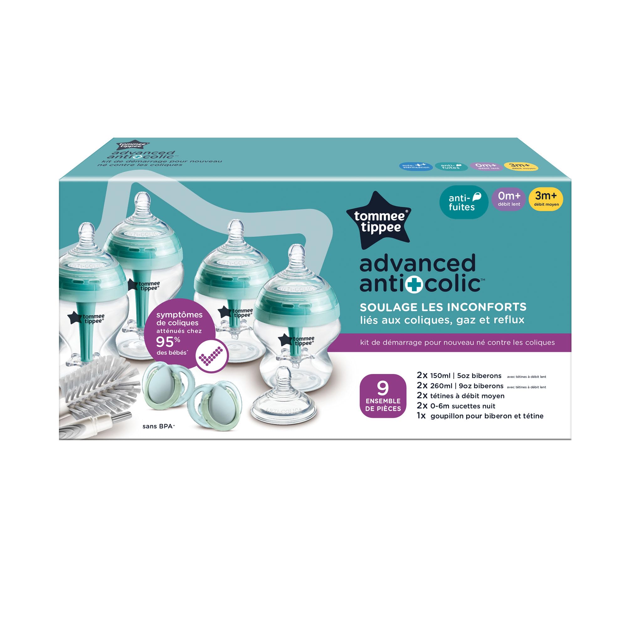 tommee-tippee-biberon-anti-colica-starter-set-4-pz-2-tettarelle image 2