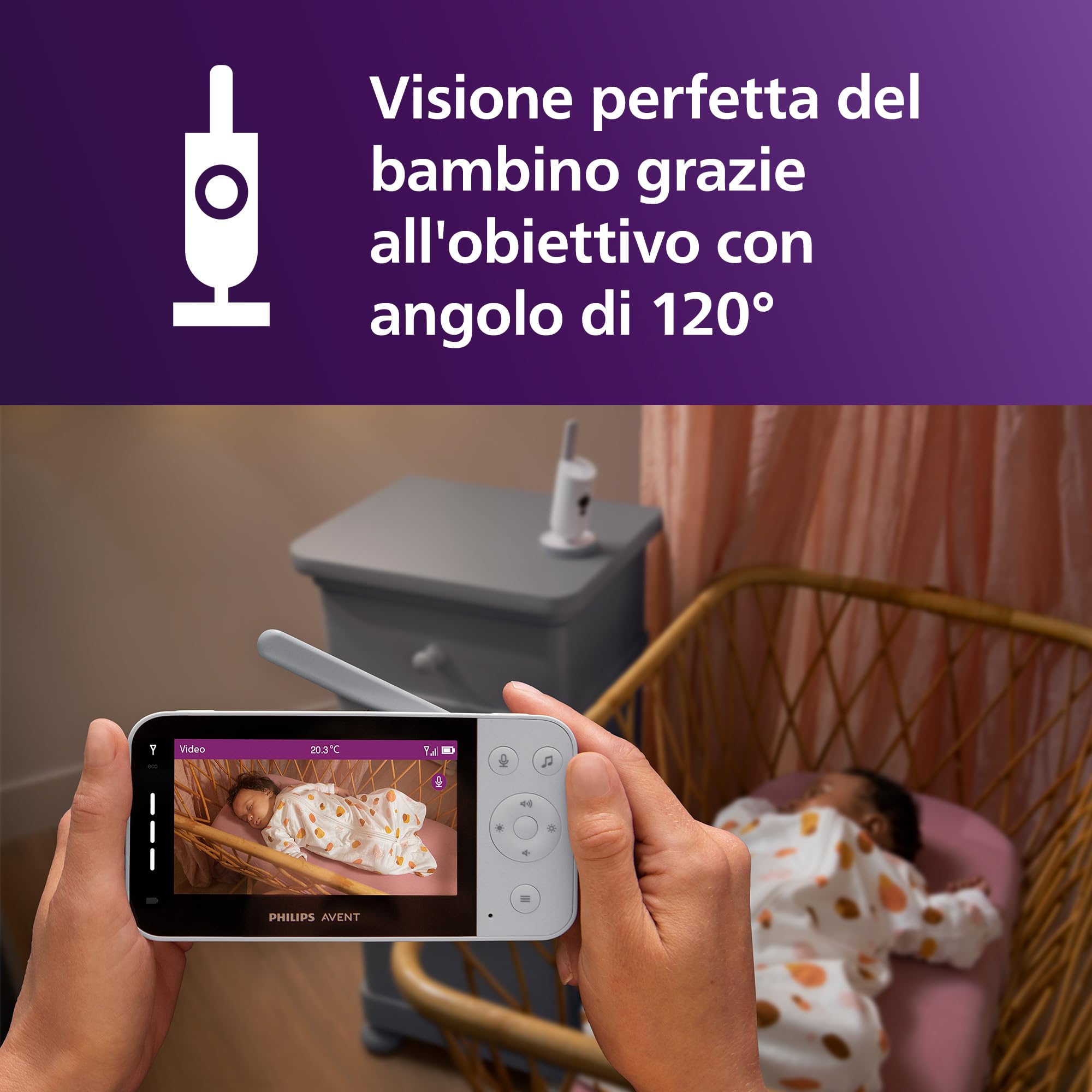philips-avent-scd951-26-connected-baby-monitor-wi-fi-hd-con-visione-notturna image 3