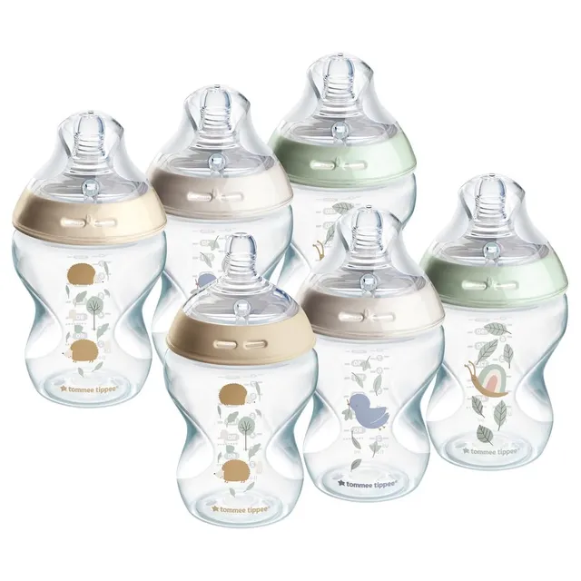 tommee-tippee-natural-start-biberon-anti-colica-260ml-decorato-6-pezzi image 1