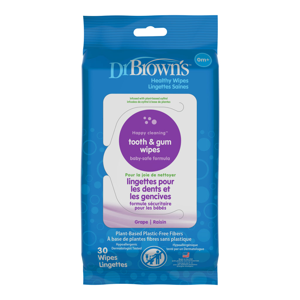 dr-brown-s-salviette-denti-e-gengive-allo-xilitolo image 1