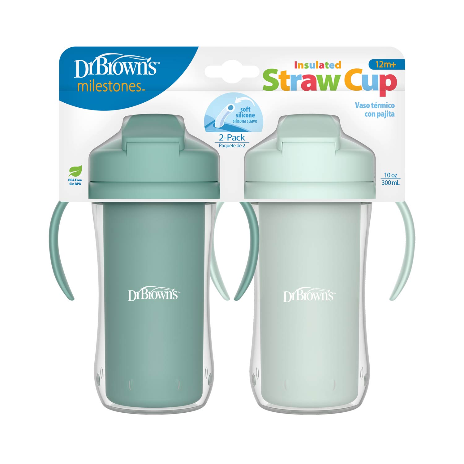 dr-brown-s-milestones-tazza-con-cannuccia-e-manici-2-pz image 3