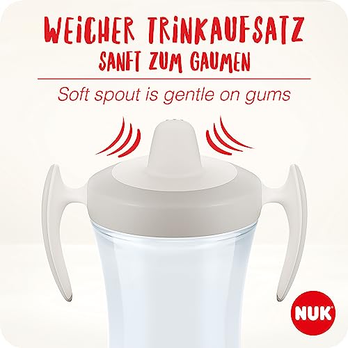 nuk-learn-to-eat-set-svezzamento-6-mesi-viola-trainer-cup-230-ml-piatto-cucchiai image 7