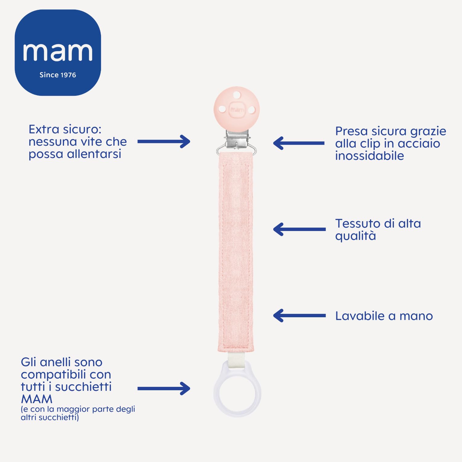 mam-clip-catenella-portaciuccio-regolabile-2pz-beige-tortora image 5