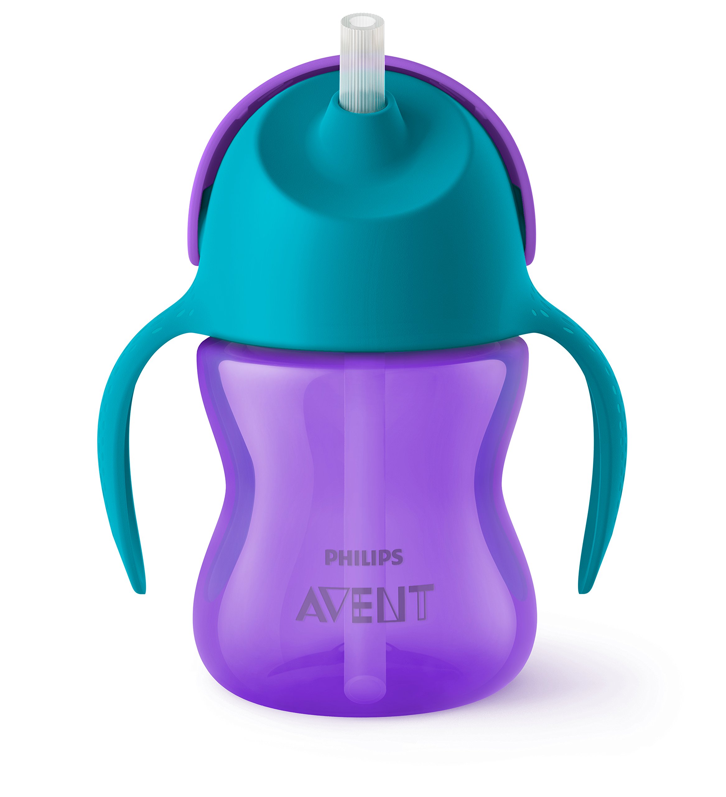philips-avent-tazza-sippy-con-cannuccia-200-ml-viola-blu-scf796-02-senza-bpa image 2