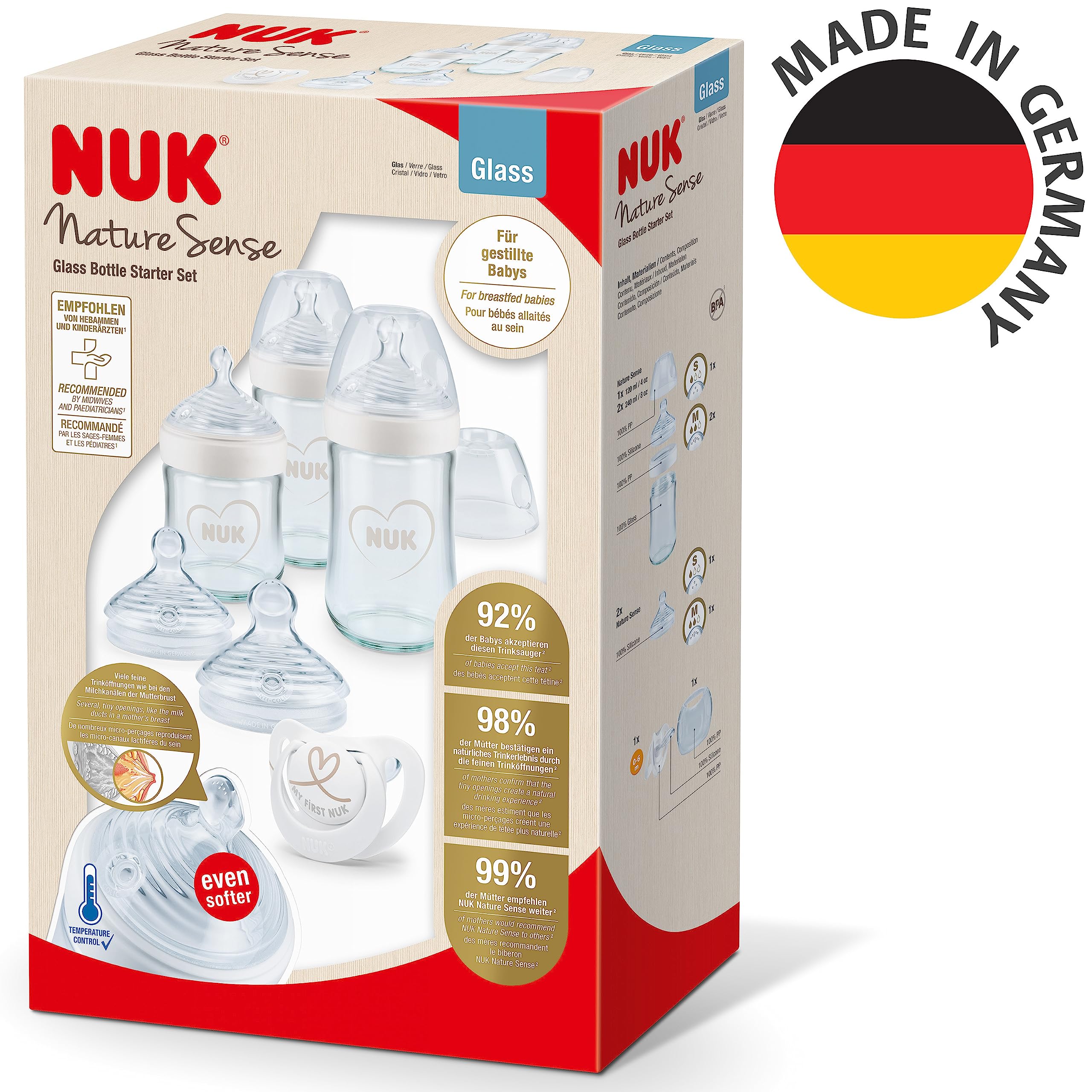 nuk-nature-sense-starter-set-biberon-in-vetro-0-18-mesi-7-pezzi image 7