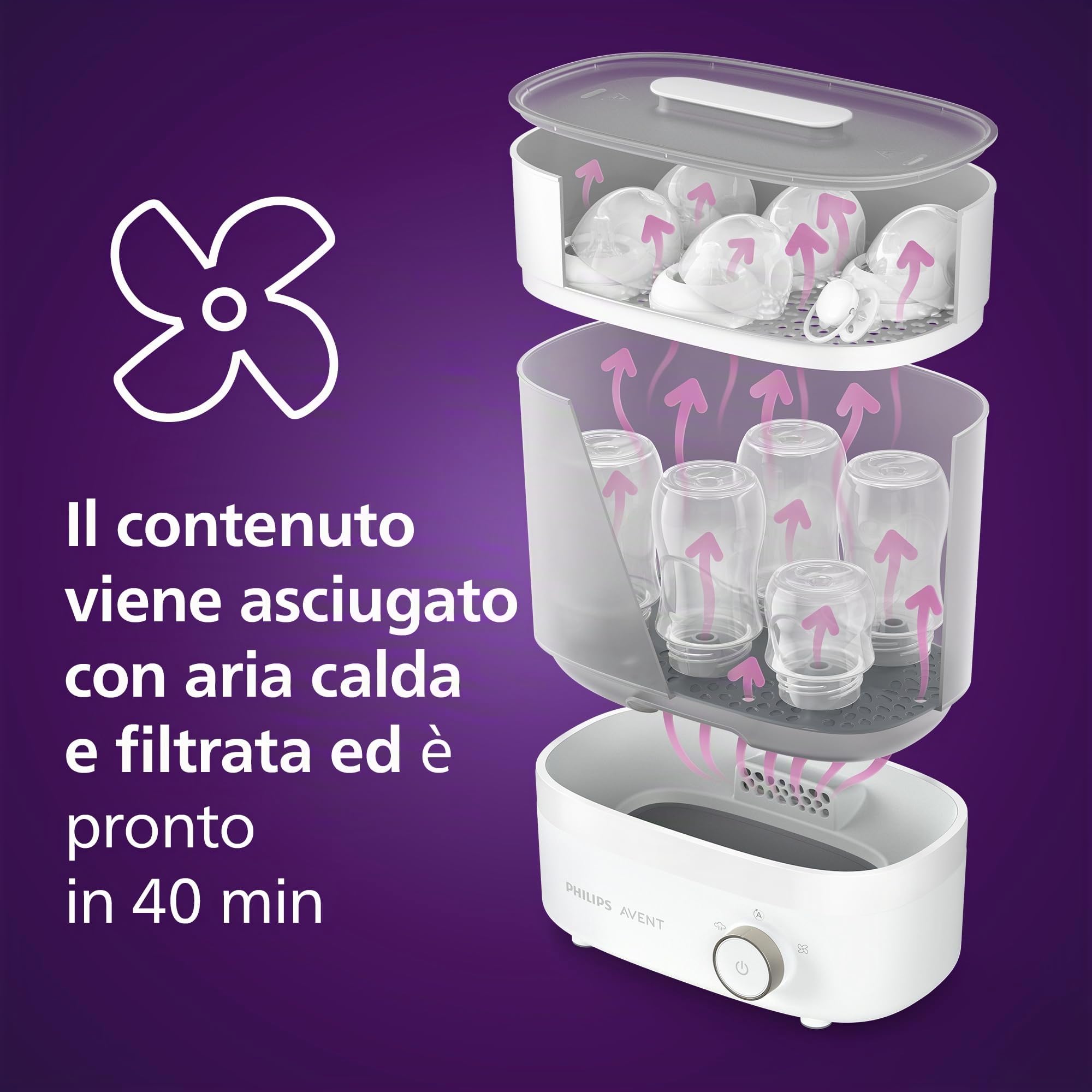 philips-avent-scf293-00-sterilizzatore-e-asciugatrice-biberon-6-posti image 5
