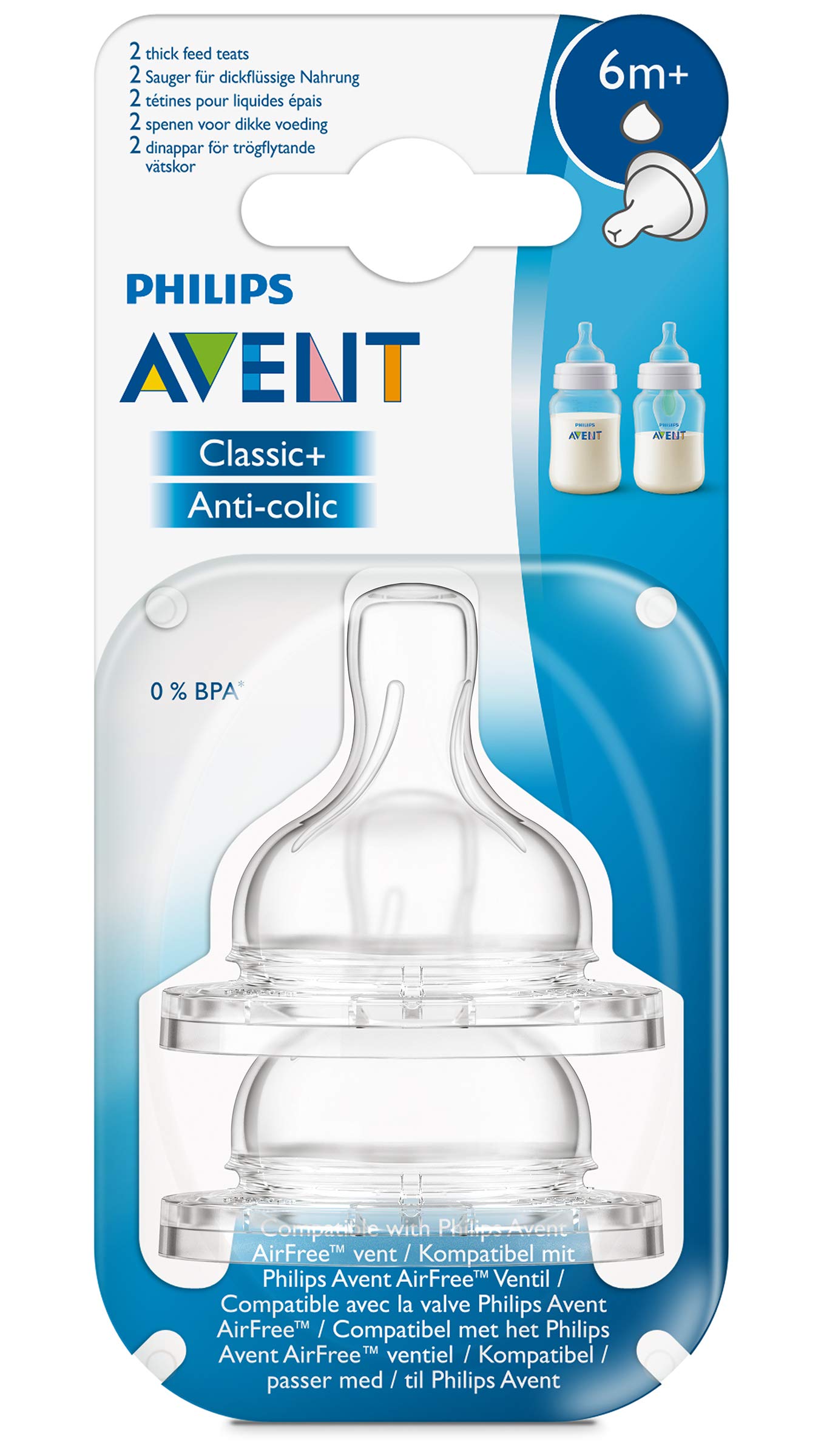 philips-avent-classic-tettarella-anti-colica-flusso-denso-y-6m-confezione-da-2 image 5