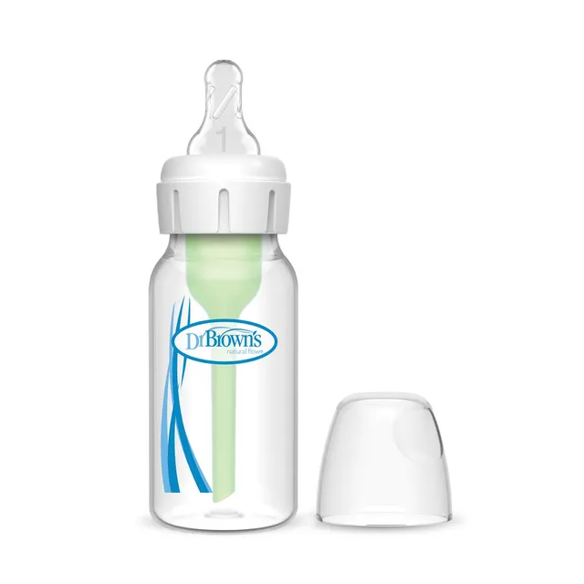 dr-brown-s-natural-flow-anti-colic-options-biberon-collo-stretto-con-tettarella- image 1