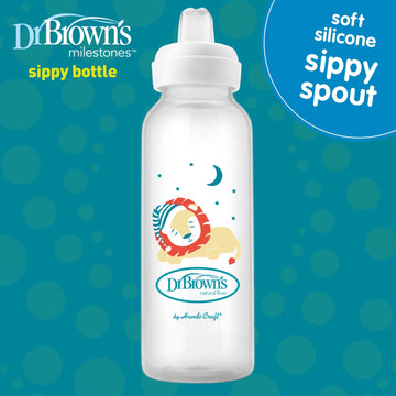 dr-brown-s-milestones-biberon-sippy-collo-stretto-250-ml-6m image 7