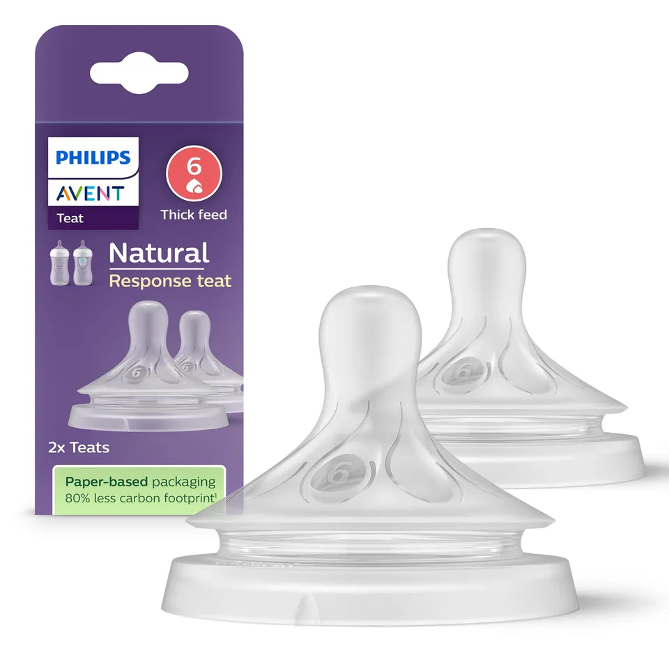 philips-avent-natural-response-scy966-02-tettarella-biberon-6m-2-pz image 1