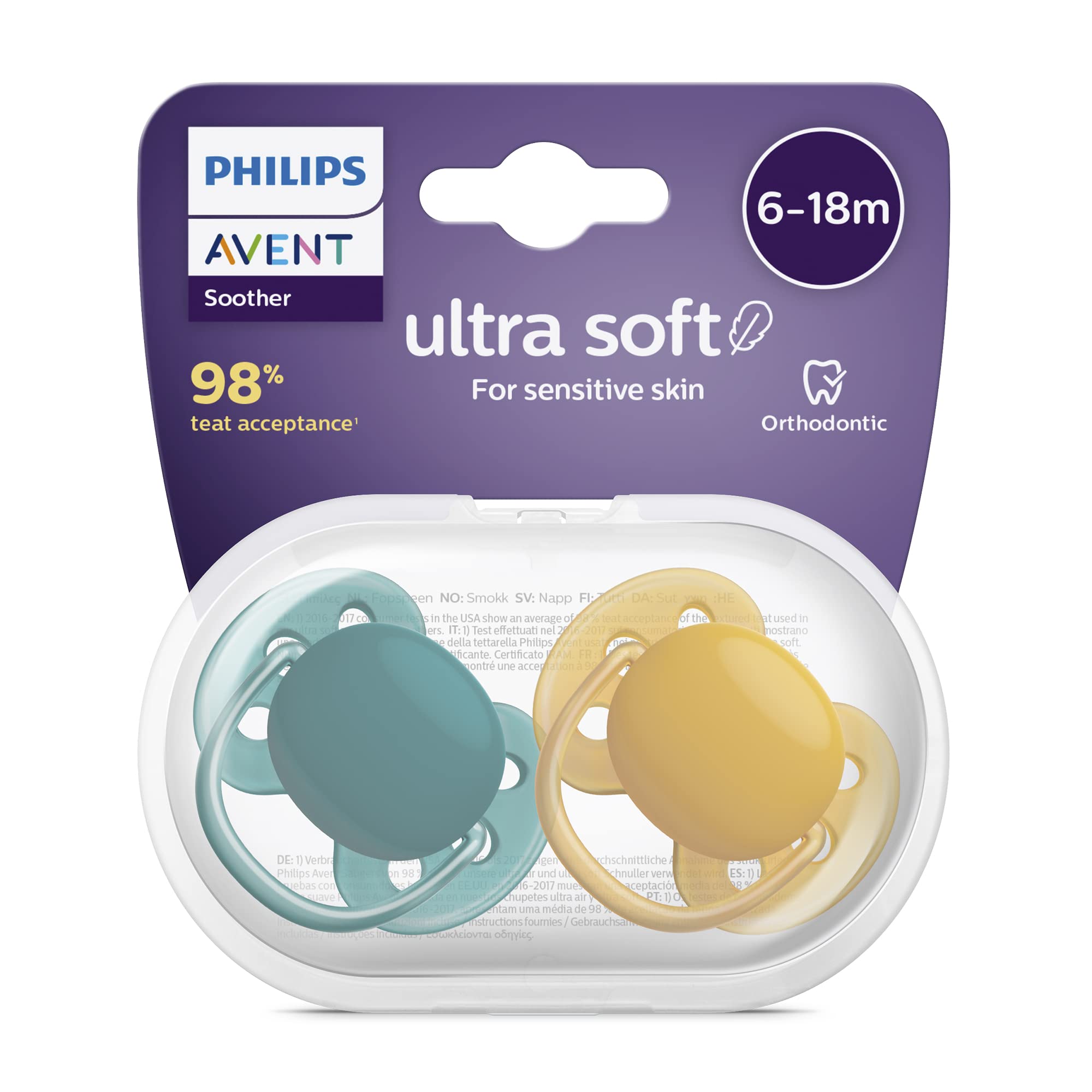 philips-avent-ultra-soft-scf091-03-succhietto-0-6-mesi-2-pezzi image 7