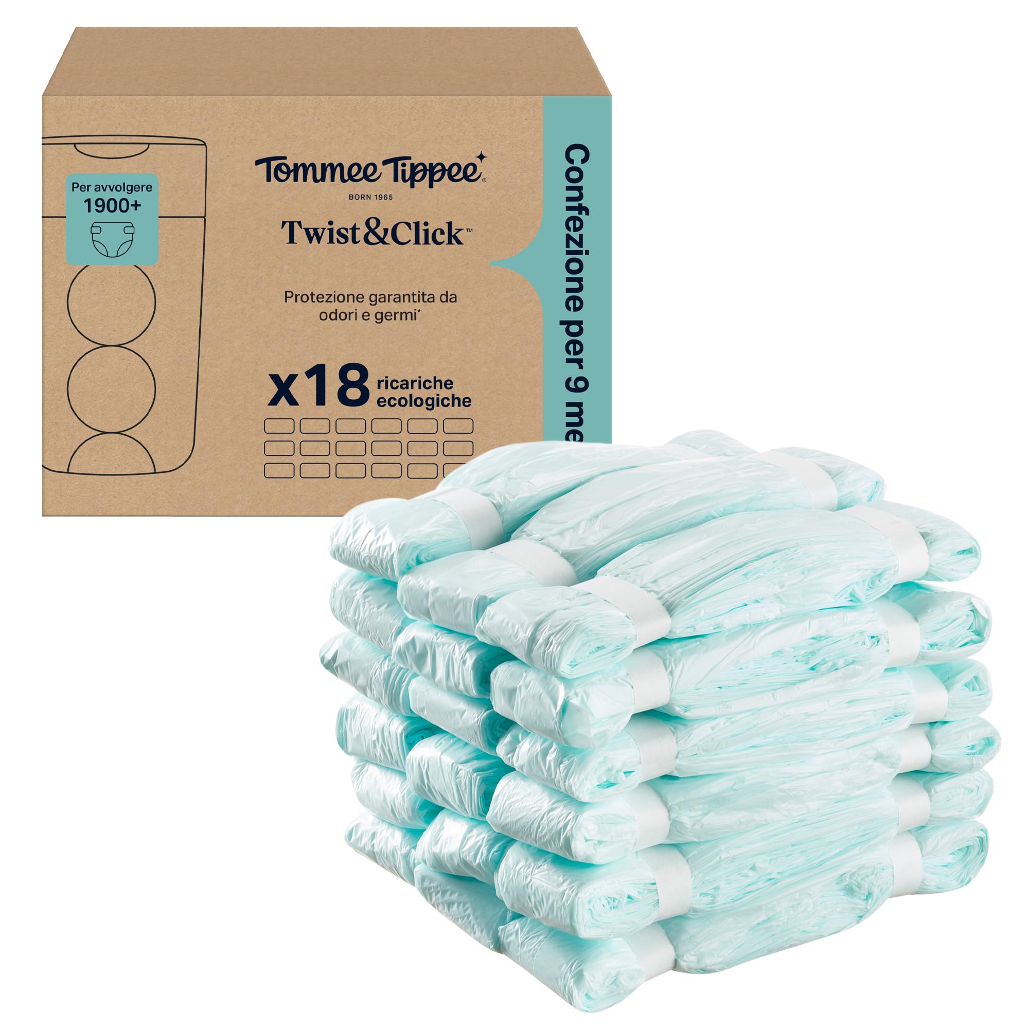 tommee-tippee-twist-click-ricariche-mangi-pannolini-3x10-5m image 8