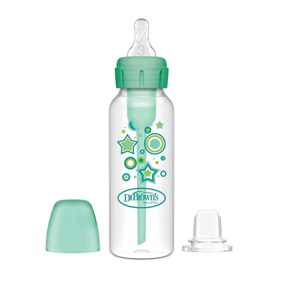 dr-brown-s-options-starter-kit-biberon-sippy-collo-stretto-250-ml image 1