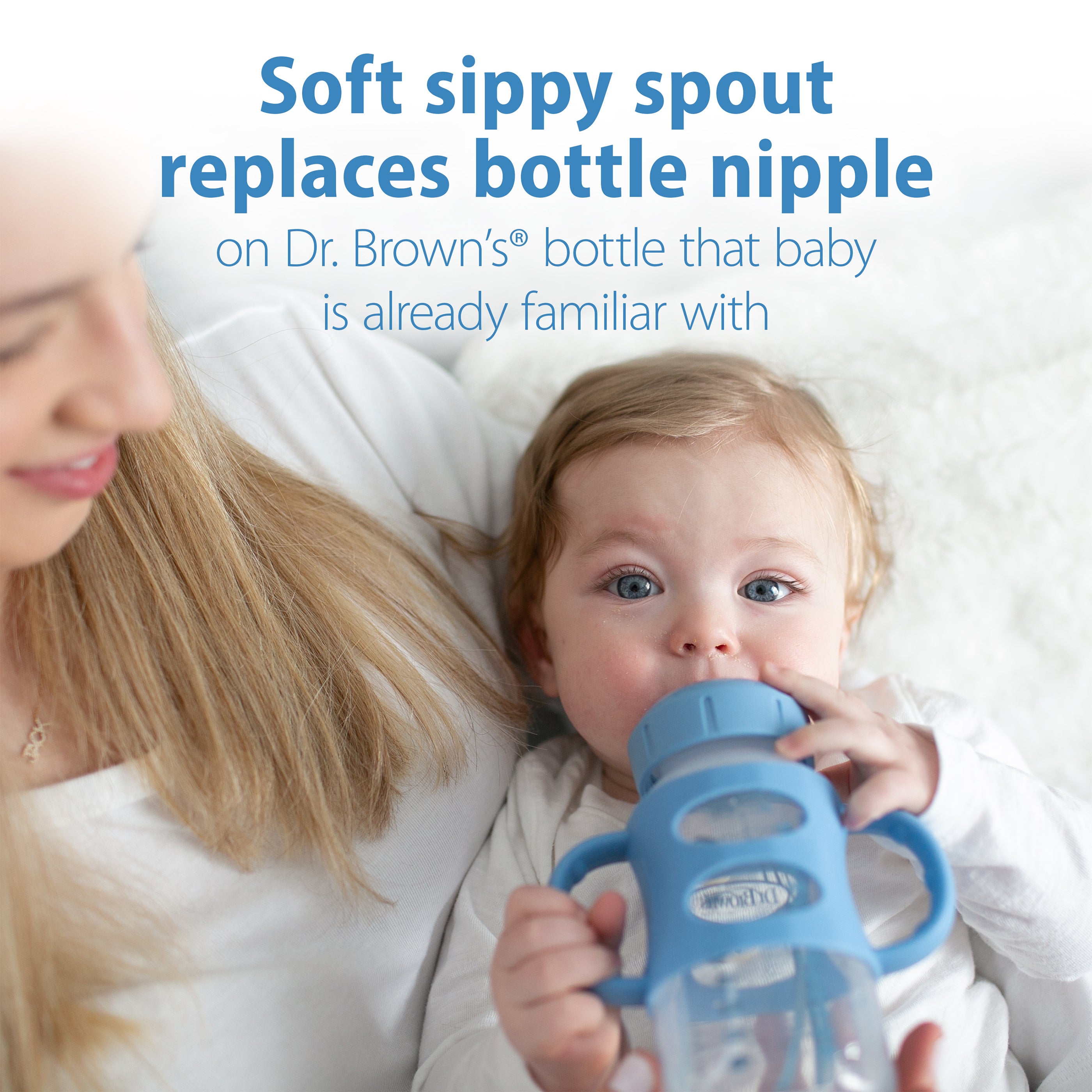 dr-brown-s-milestones-biberon-sippy-spout-collo-largo-270-ml-con-manici image 5