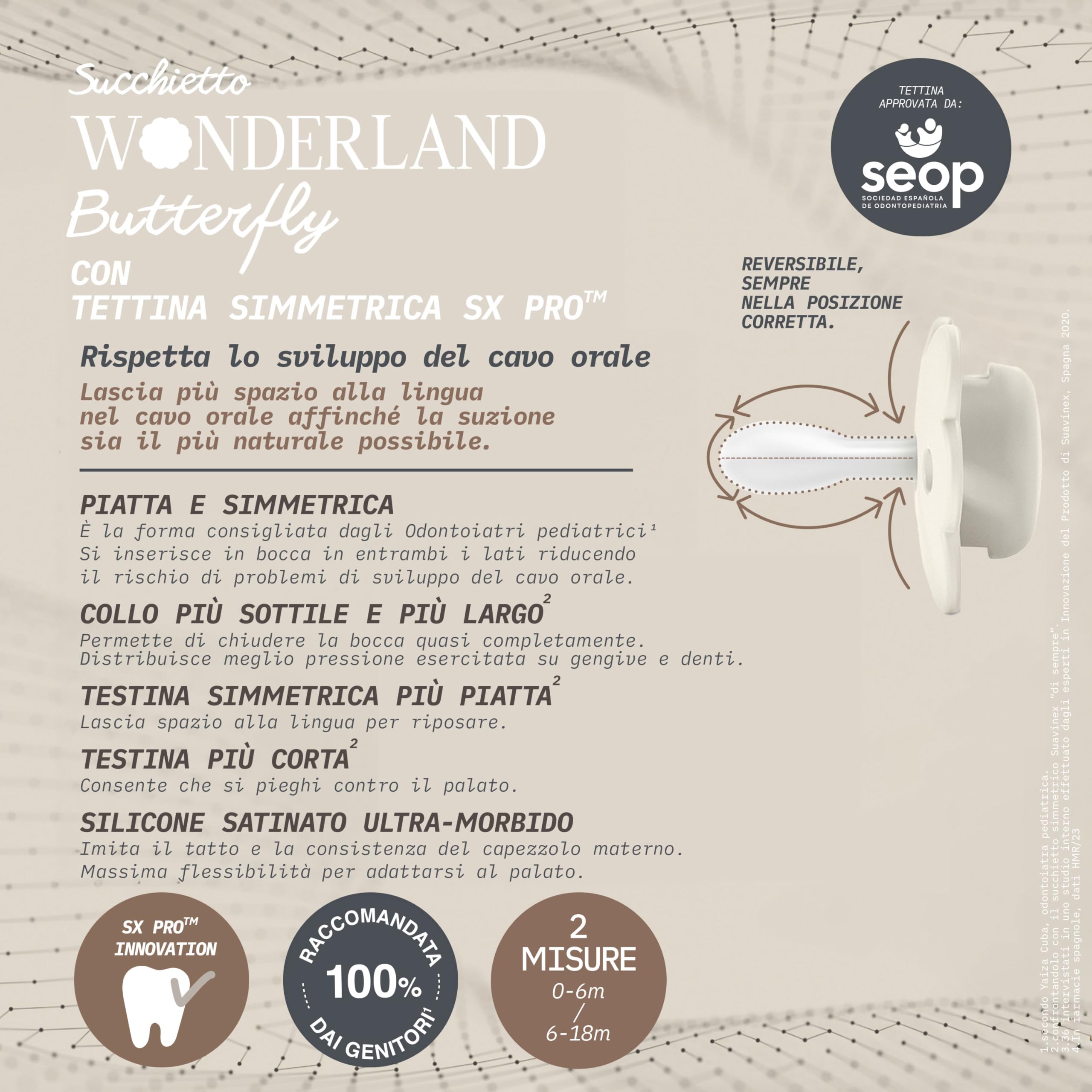 suavinex-wonderland-ciuccio-neonati-0-6-mesi-sx-pro-in-silicone-azzurro image 6