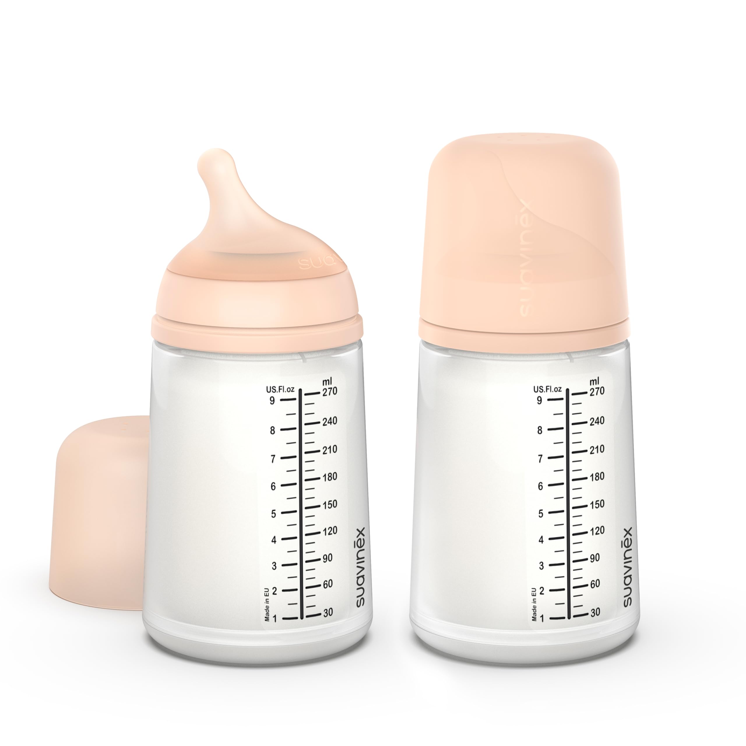 suavinex-zero-zero-biberon-anticolica-270-ml-flusso-medio-m-3-mesi-2-pezzi-fair image 1