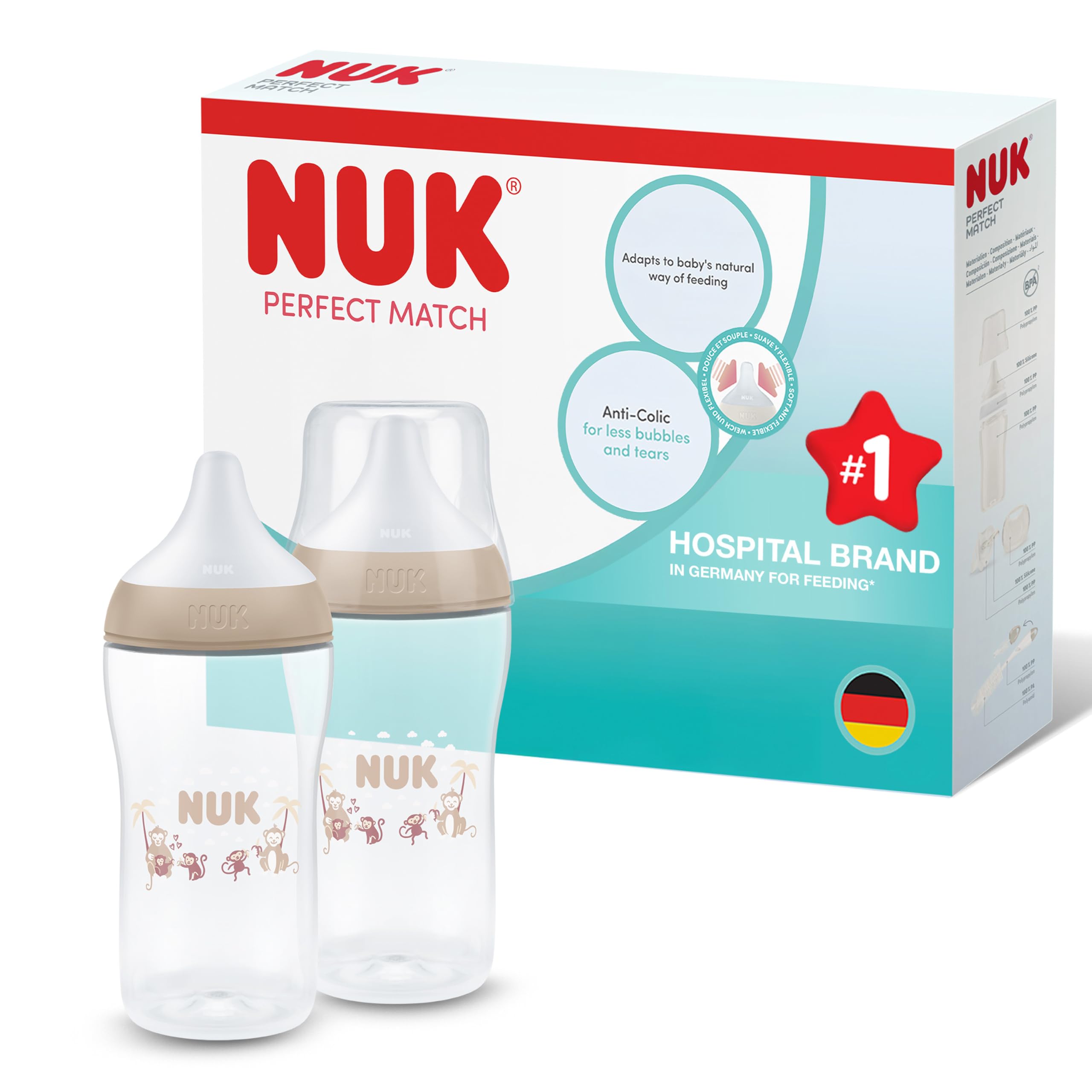 nuk-perfect-match-biberon-150-ml-0-mesi-arcobaleno-con-tettarella-silicone-e-con image 8