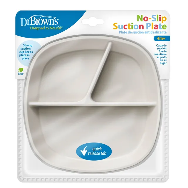 dr-brown-s-piatto-antiscivolo-a-ventosa-con-3-scomparti image 1