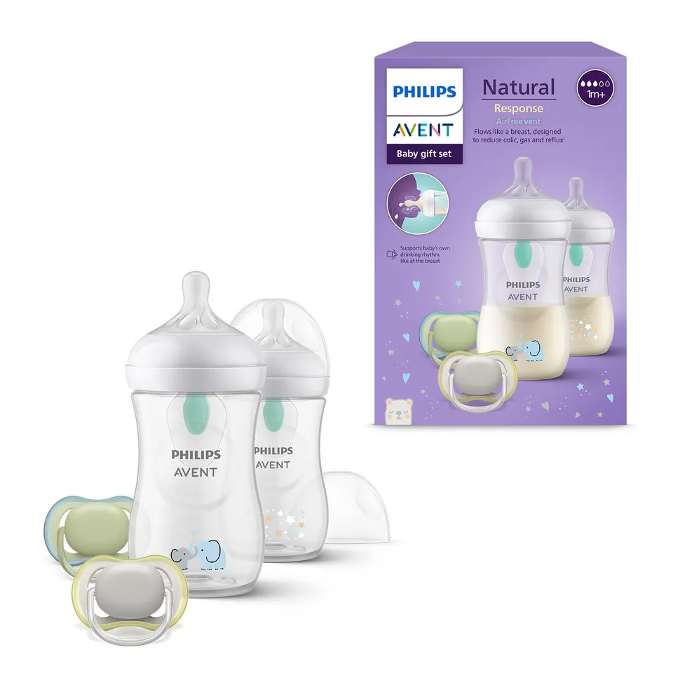 philips-avent-natural-response-scd657-12-set-2-biberon-260-ml-2-ciucci image 1