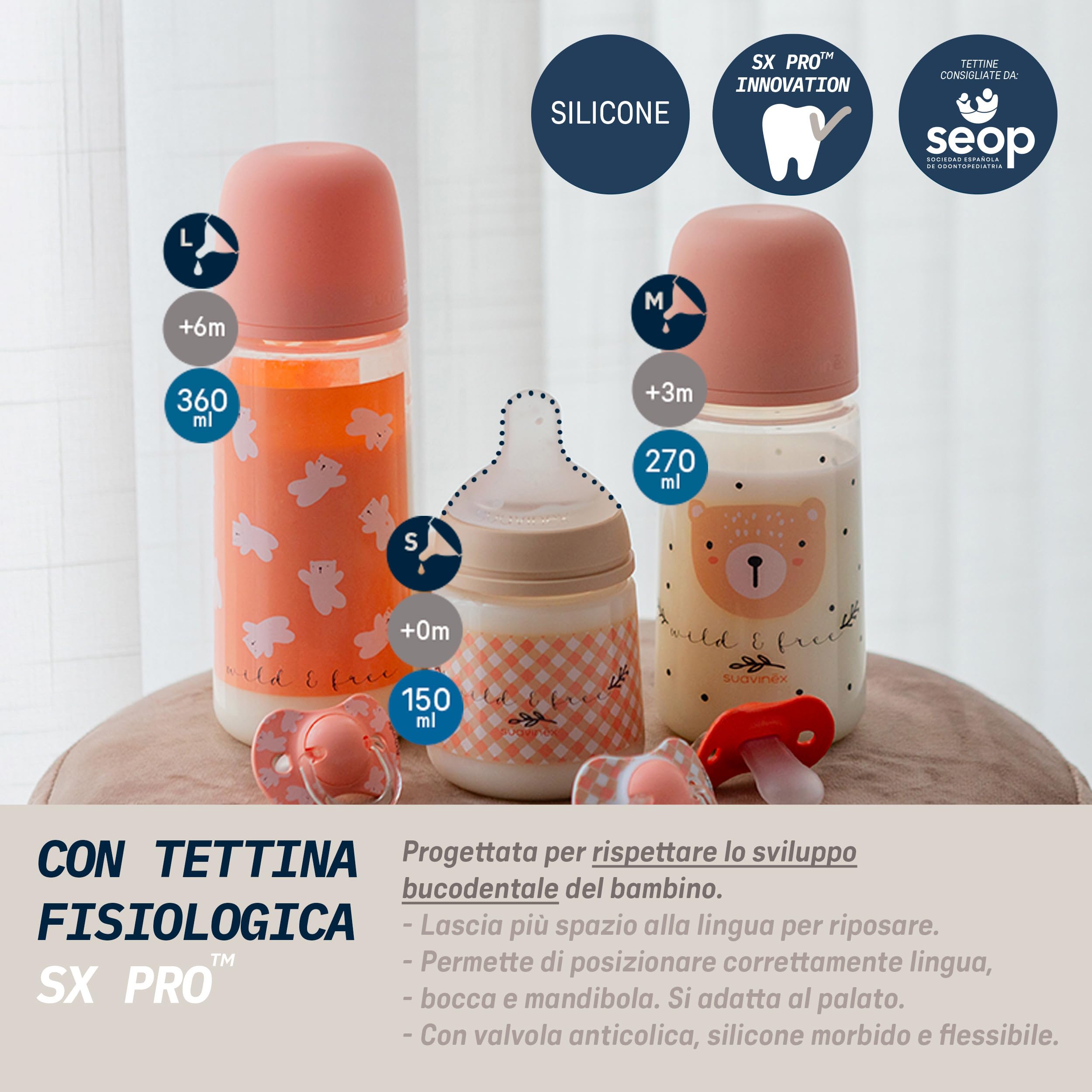 suavinex-sx-pro-biberon-360-ml-flusso-denso-l-6-mesi-wild-free-rosa image 4