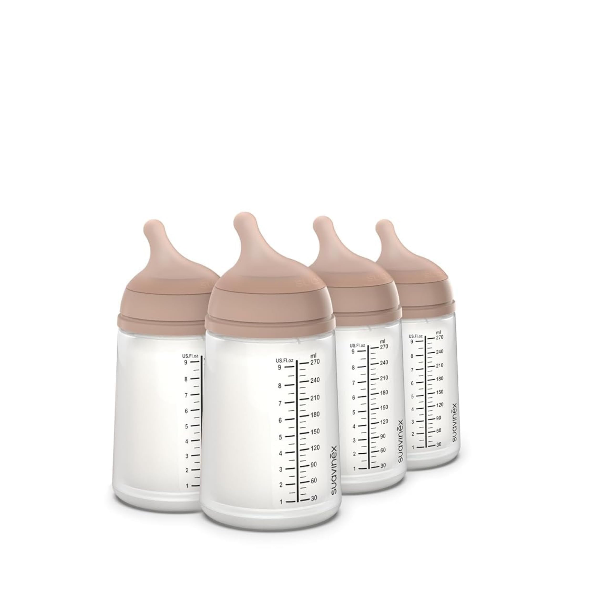 suavinex-zero-zero-biberon-anticolica-270-ml-tettarella-m-3-mesi-4-pezzi image 1