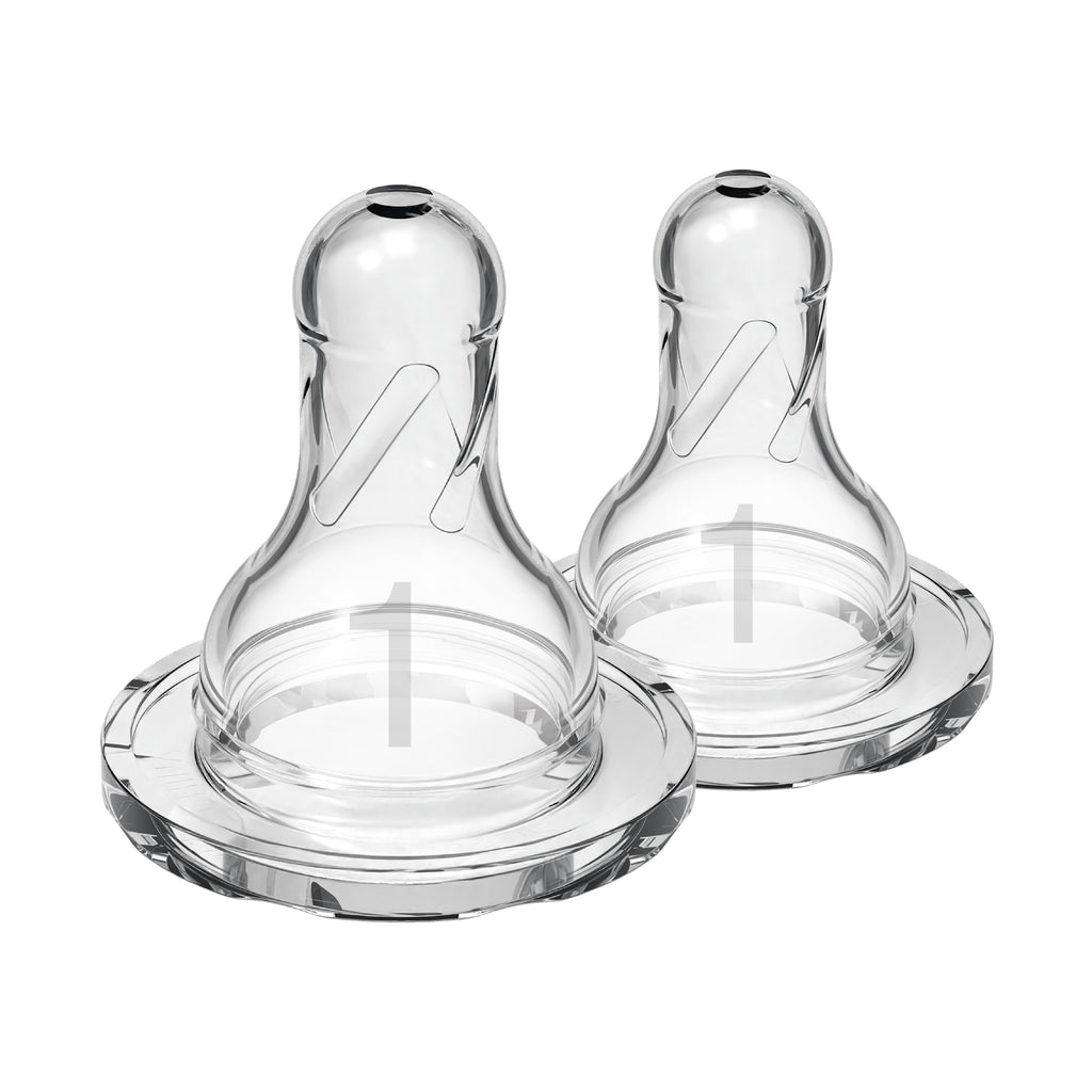 dr-brown-s-natural-flow-tettarella-silicone-livello-1-da-0m-2pz image 1