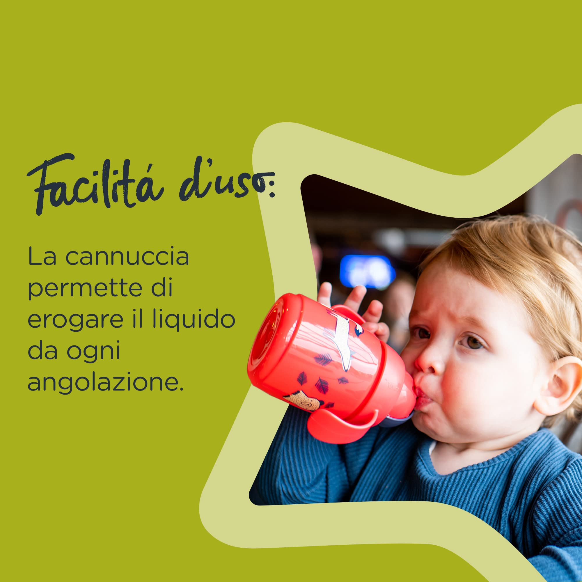 tommee-tippee-superstar-tazza-con-cannuccia-intellivalve-300ml-giallo-6m image 5