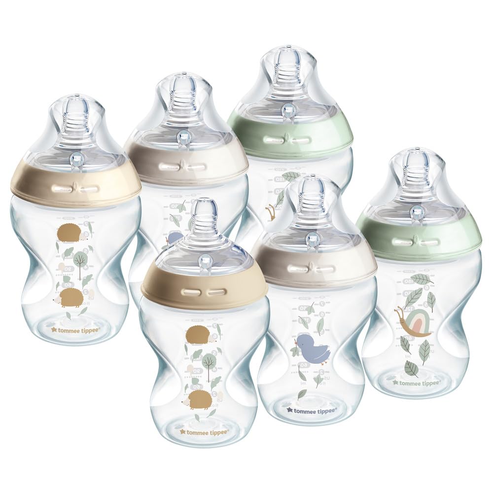 tommee-tippee-natural-start-biberon-anti-colica-260ml-decorato-6-pezzi image 1