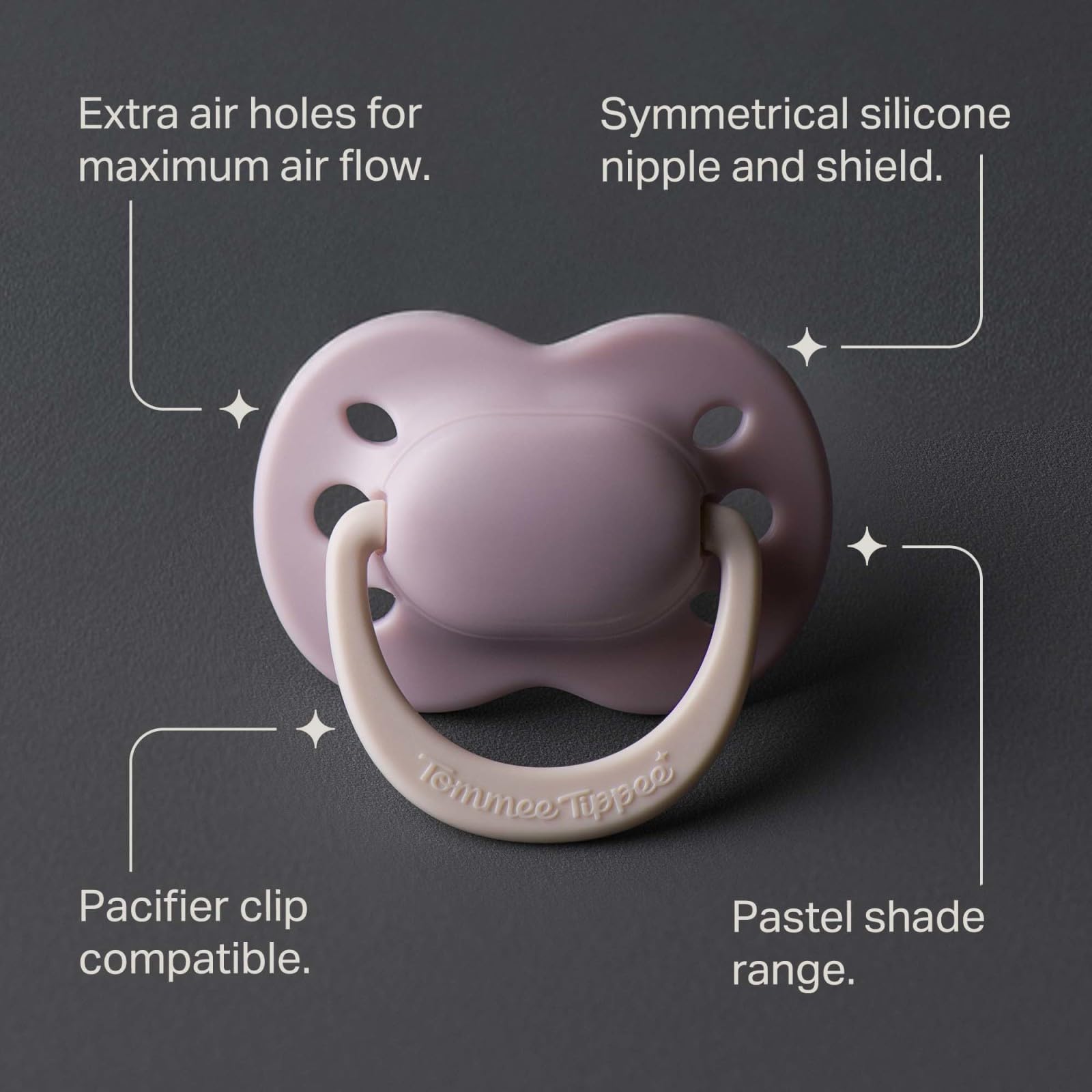 tommee-tippee-newborn-succhietto-0-2-mesi-ortodontico-set-da-4-prugna-e-zucchero image 3