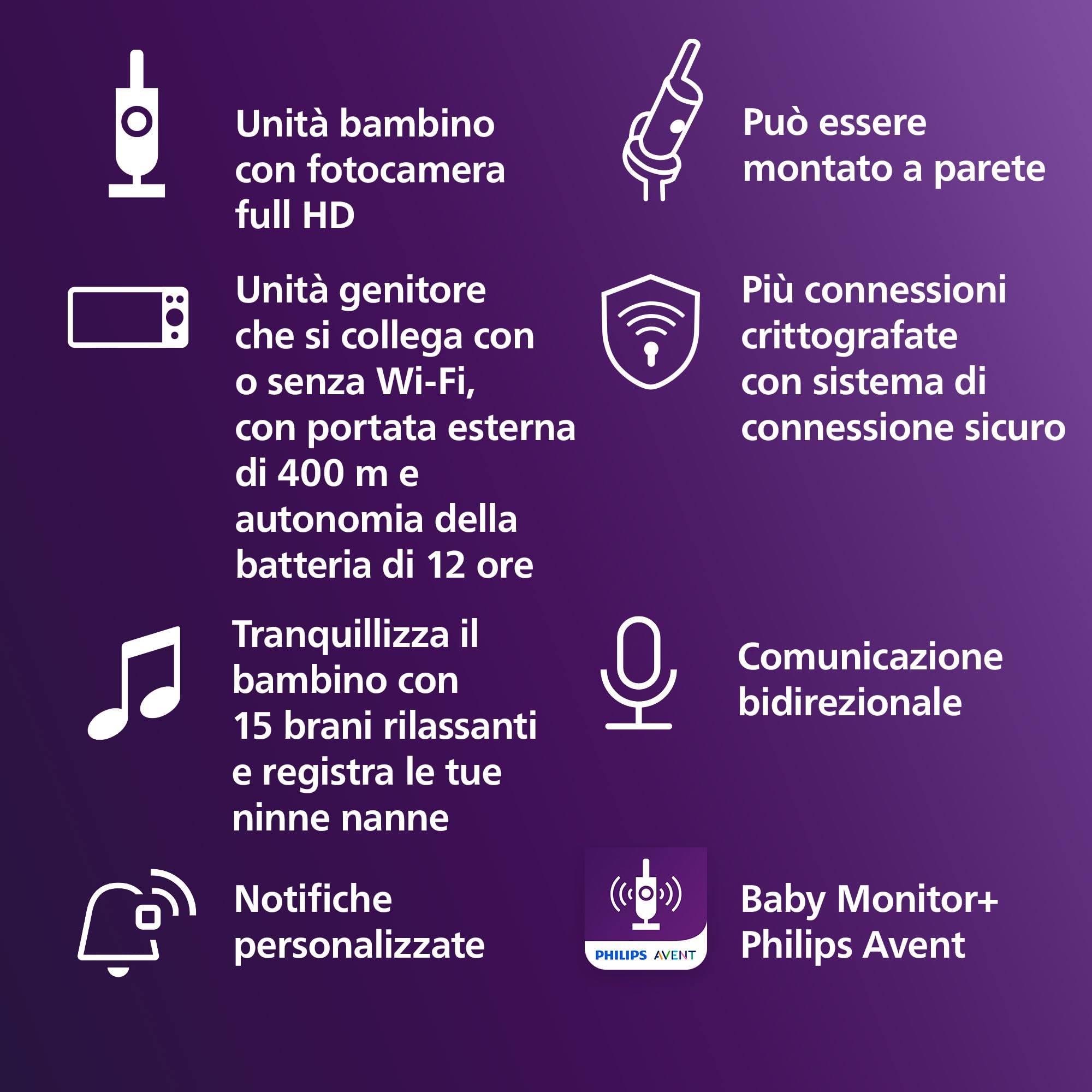 philips-avent-scd951-26-connected-baby-monitor-wi-fi-hd-con-visione-notturna image 7