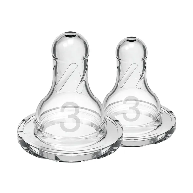 dr-brown-s-natural-flow-tettarella-stretto-in-silicone-livello-3-2-pezzi image 1