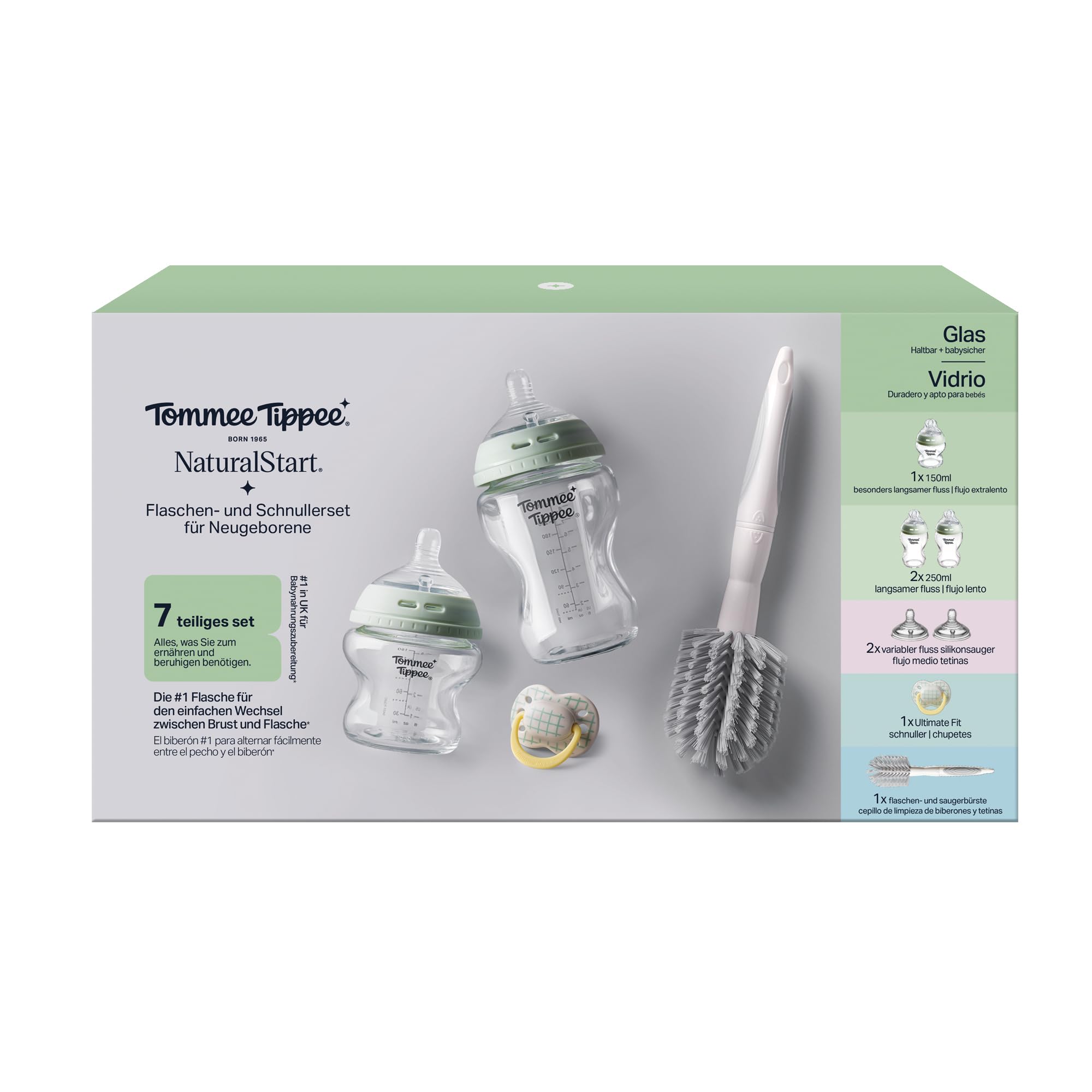 tommee-tippee-natural-start-set-biberon-vetro-150-250-ml-autosterilizzanti image 2