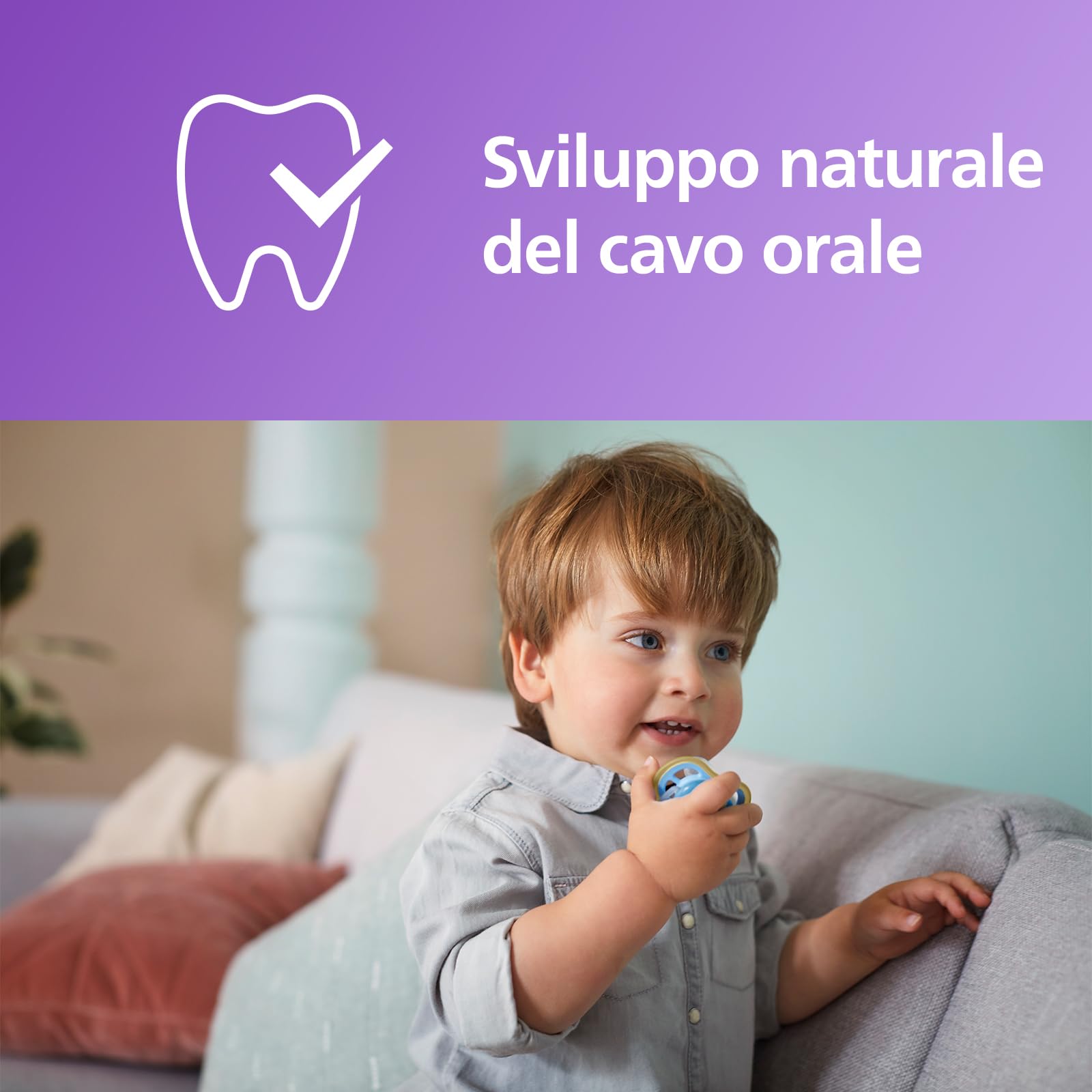 philips-avent-ultra-air-ciuccio-18-mesi-con-pulsante-fluorescente-2-pezzi-scf349 image 5