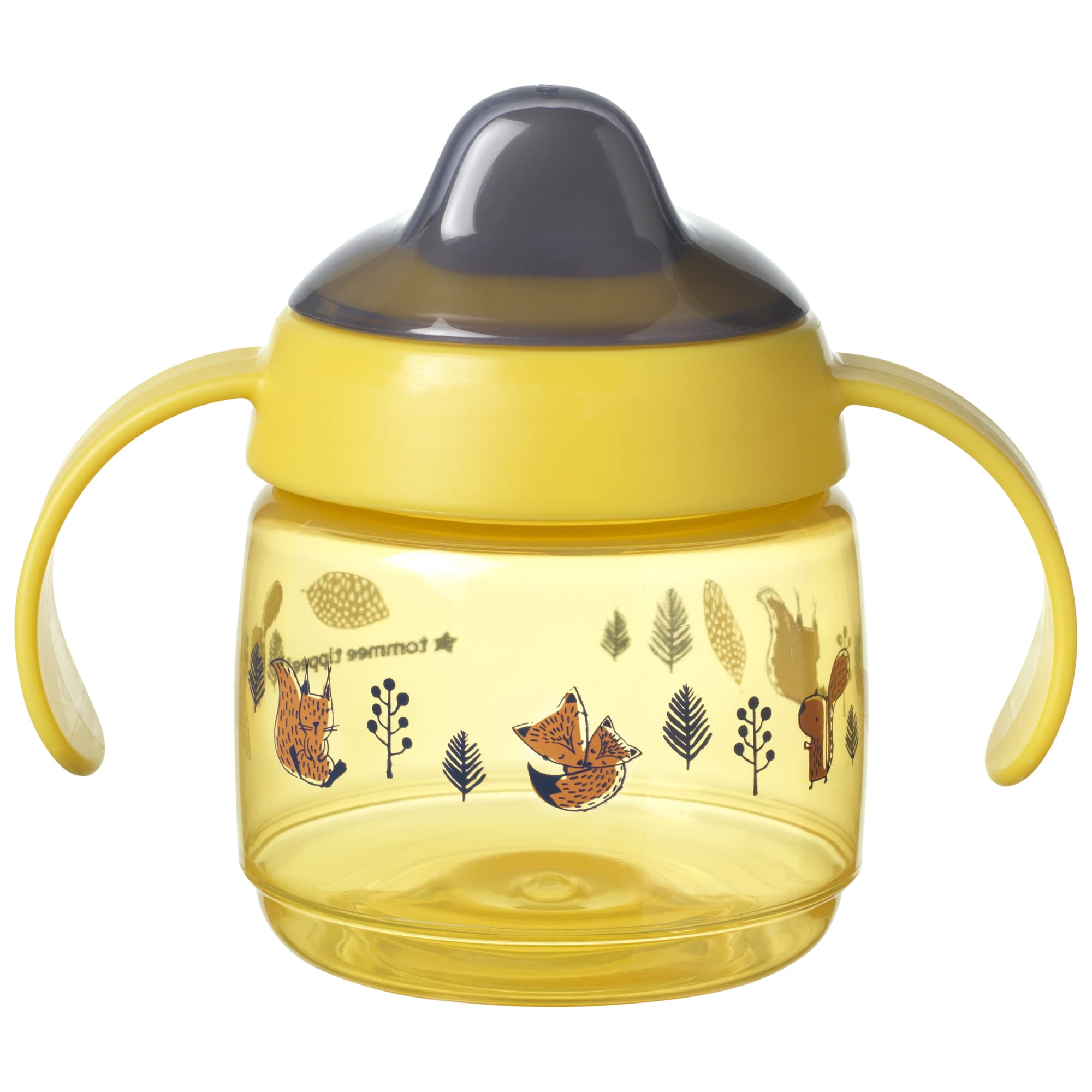 tommee-tippee-superstar-tazza-svezzamento-190-ml-4m-giallo-antigoccia image 1