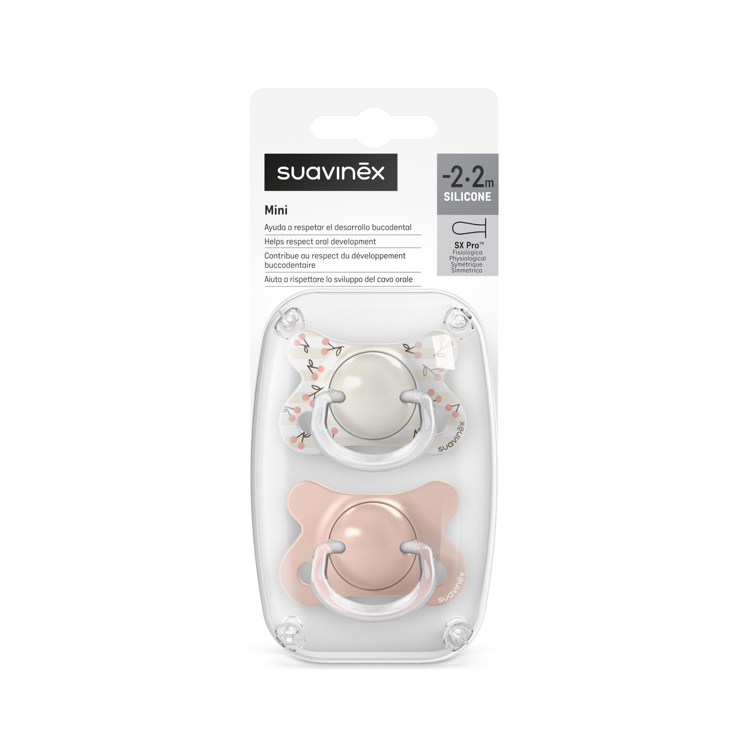 suavinex-sx-pro-mini-2-2-mesi-ciuccio-birdies-rosa-confezione-da-2 image 5