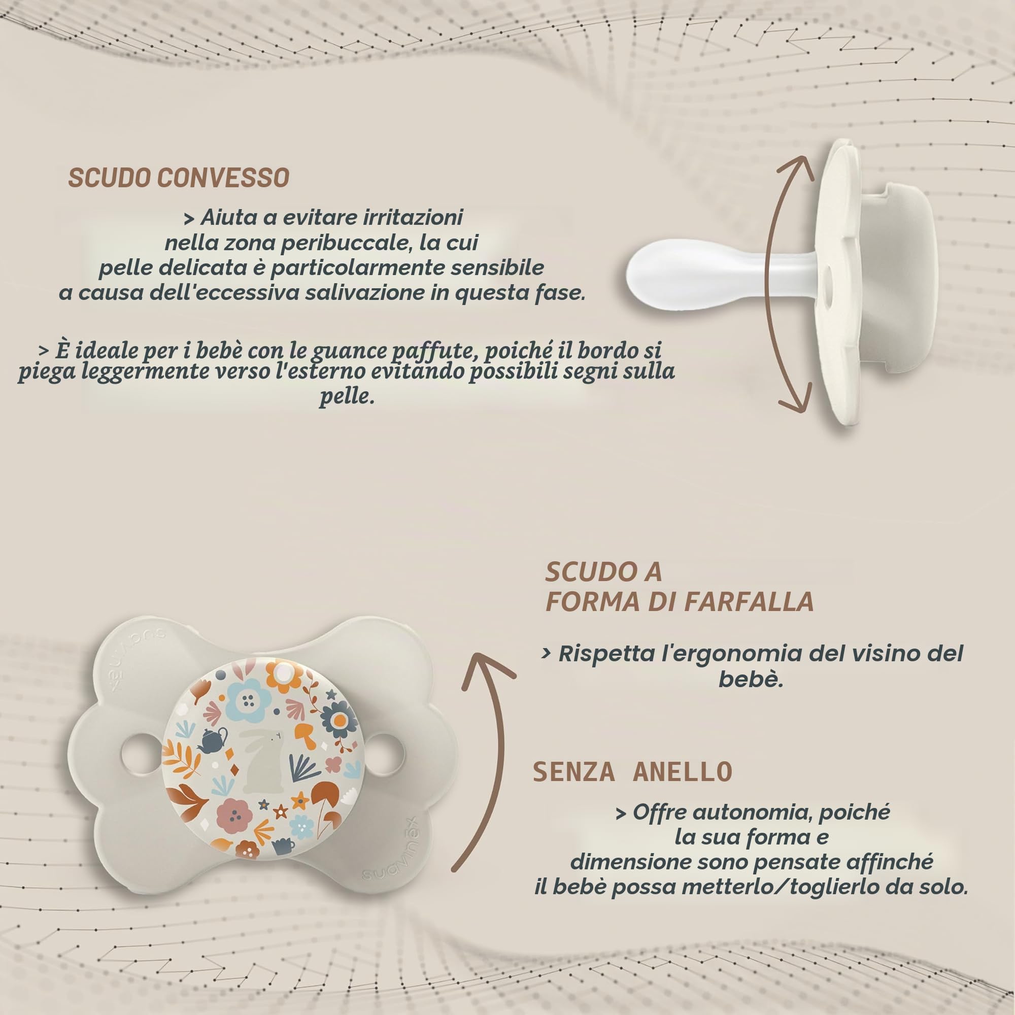 suavinex-wonderland-beige-ciuccio-fisiologico-sx-pro-silicone-0-6-mesi-confezion image 7