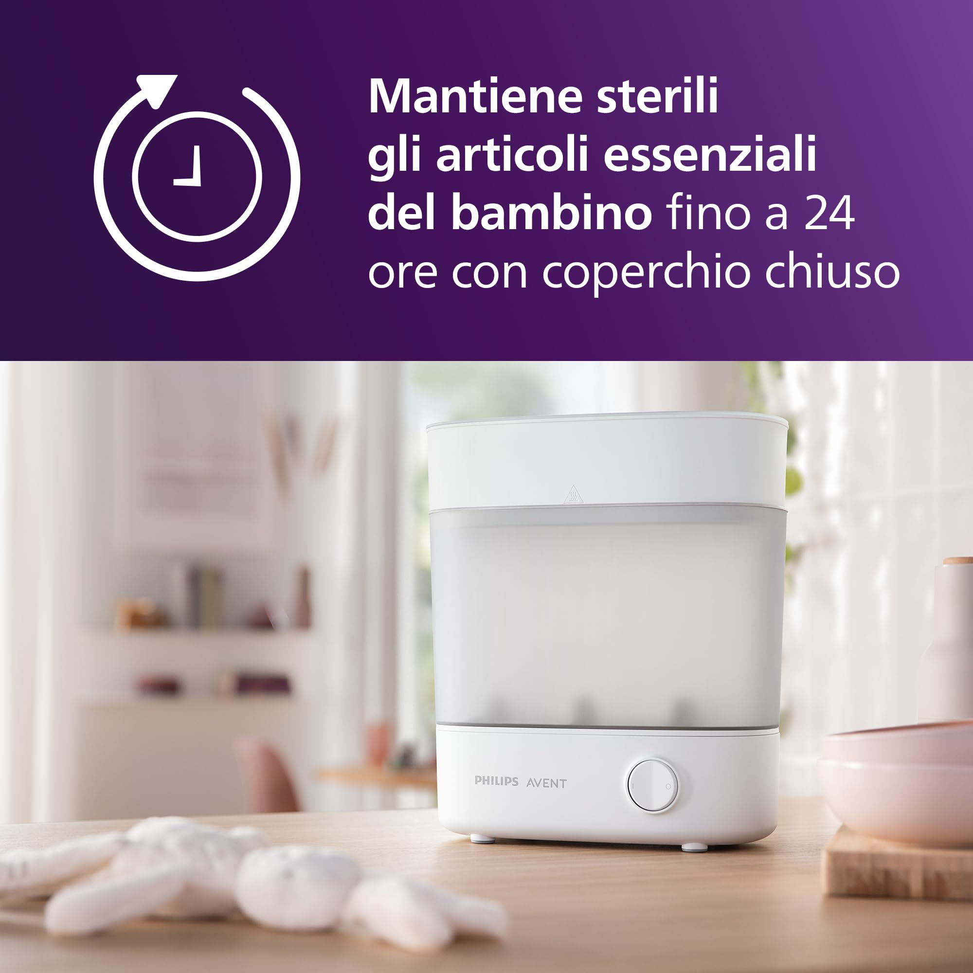 philips-avent-set-regalo-sterilizzatore-vapore-scf291-30-con-spazzola image 4