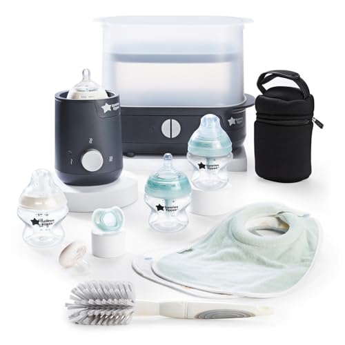 tommee-tippee-closer-to-nature-set-alimentazione-completo-nero-con-sterilizzator image 8