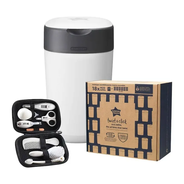 tommee-tippee-twist-click-mangiapannolini-18-ricariche-bundle image 1